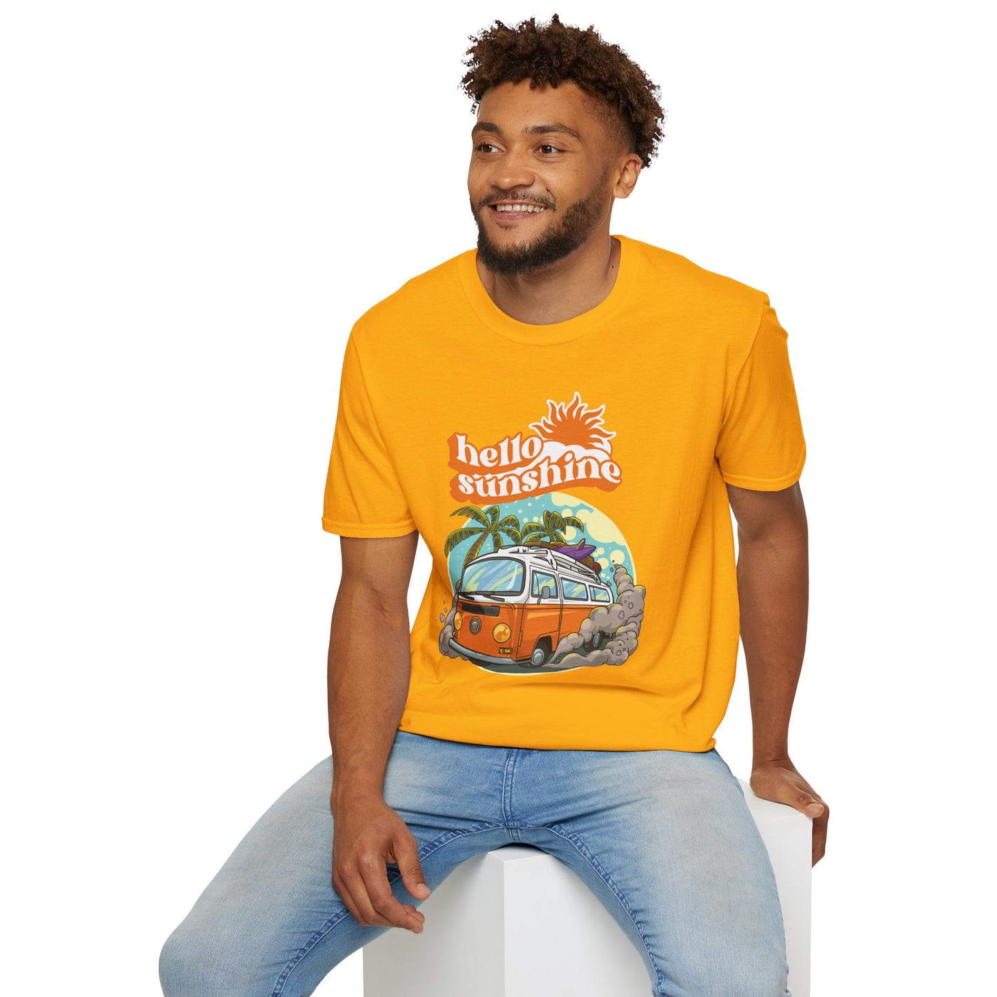 Hello Sunshine Unisex Soft-Style Cotton T-Shirt