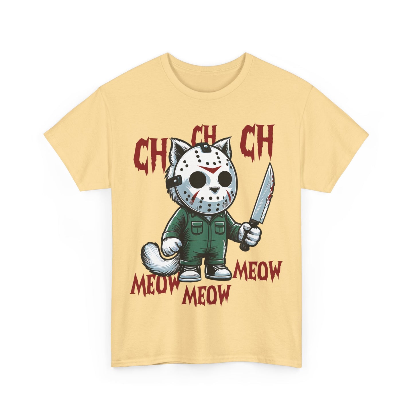 MEOW HERE KITTY KITTY Unisex Heavy Cotton T-Shirt