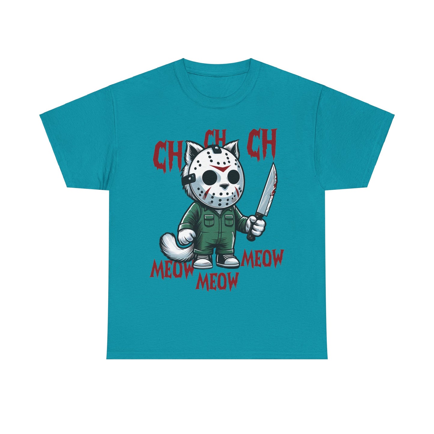MEOW HERE KITTY KITTY Unisex Heavy Cotton T-Shirt