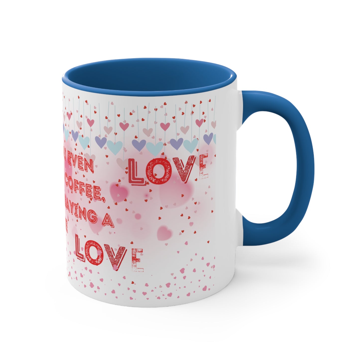 I Love You Even More Than Coffee" Two-Tone Coffee Mug - Brewed Affection!