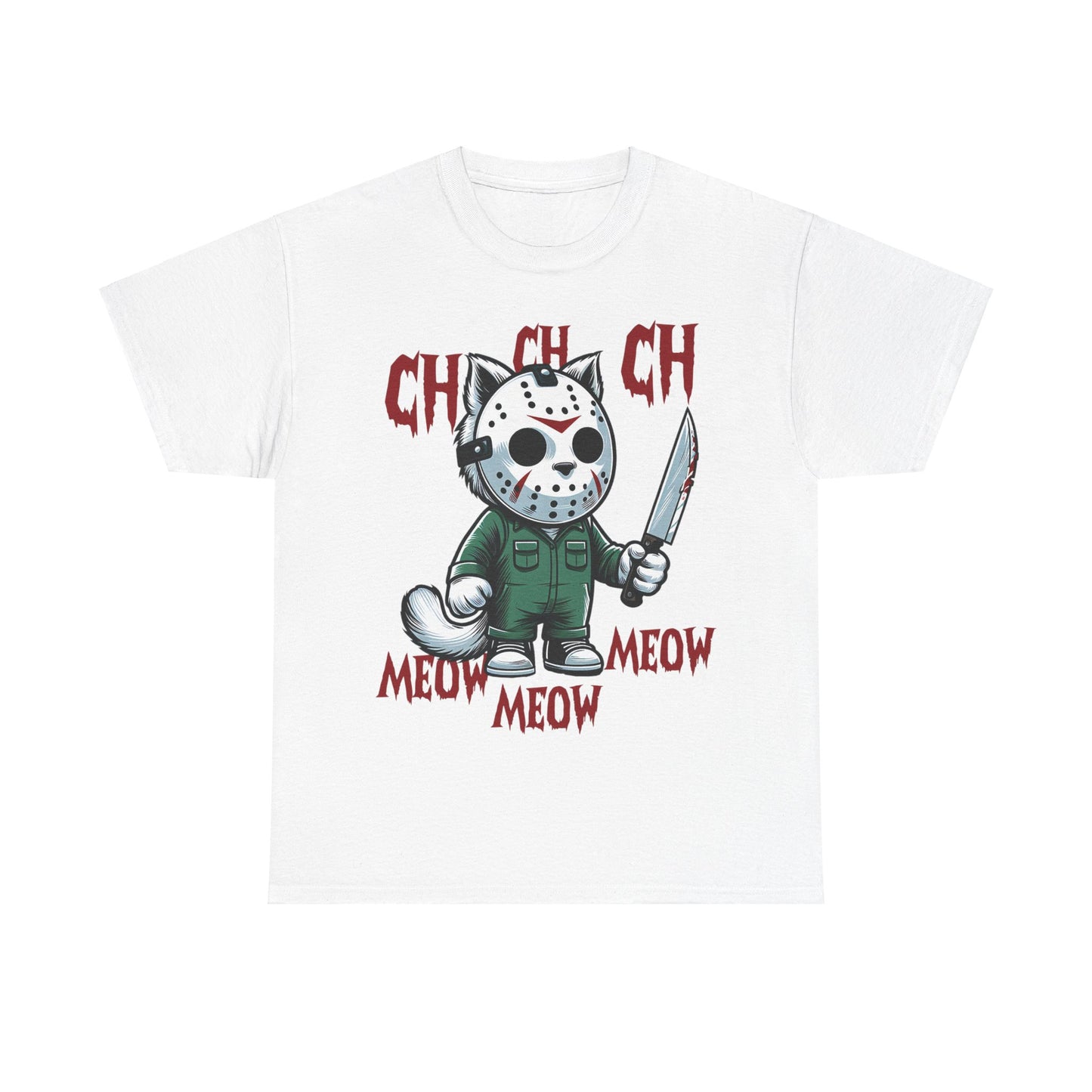 MEOW HERE KITTY KITTY Unisex Heavy Cotton T-Shirt
