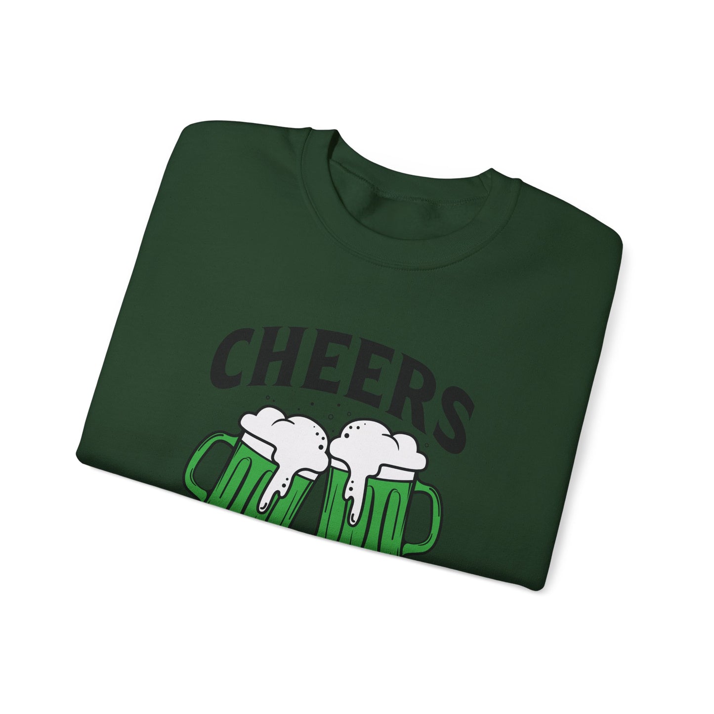 Cozy Comfort: Cheers Fu$kers Unisex Heavy Blend Crewneck Sweatshirt