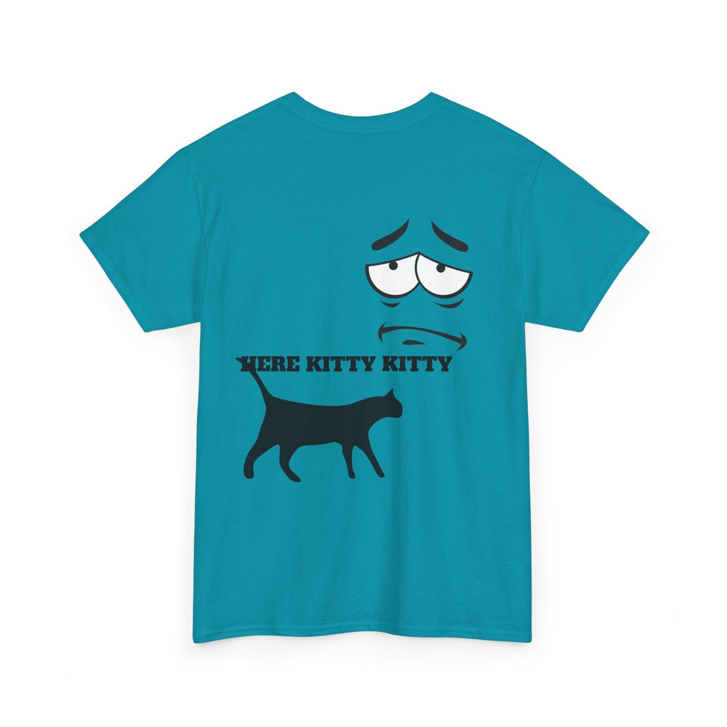 MEOW HERE KITTY KITTY Unisex Heavy Cotton T-Shirt