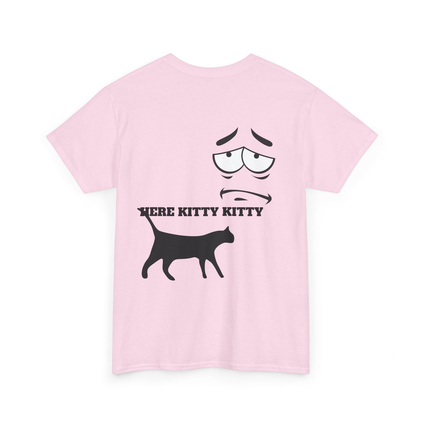 MEOW HERE KITTY KITTY Unisex Heavy Cotton T-Shirt