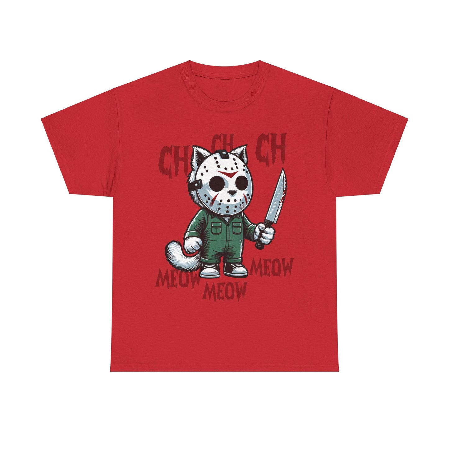 MEOW HERE KITTY KITTY Unisex Heavy Cotton T-Shirt