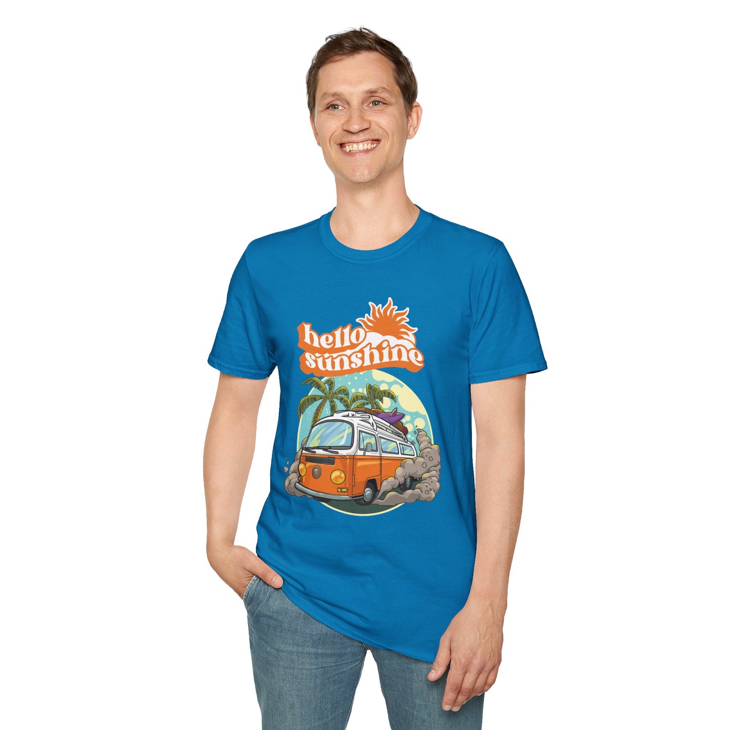 Hello Sunshine Unisex Soft-Style Cotton T-Shirt