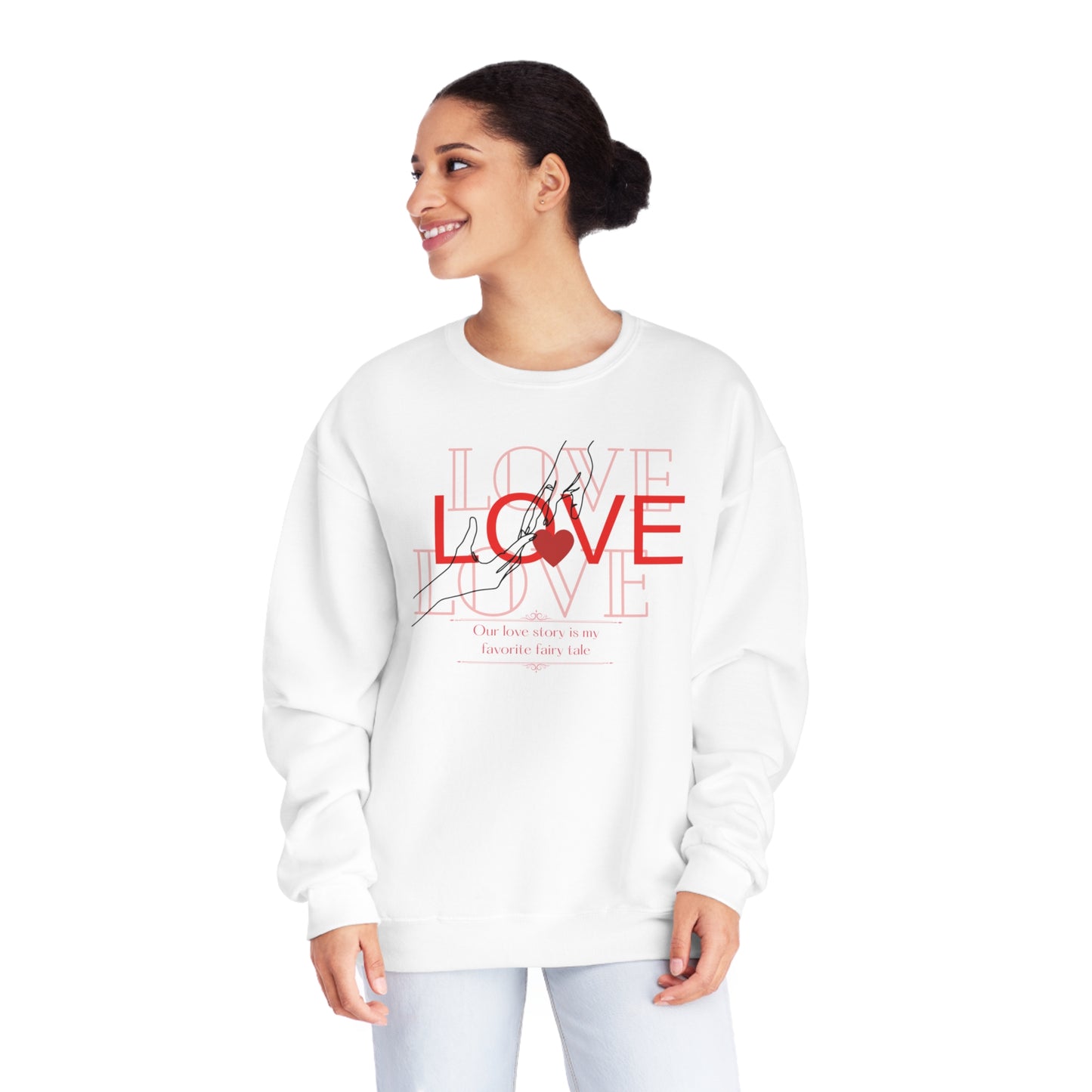 Our Love Story Unisex NuBlend® Crewneck Sweatshirt