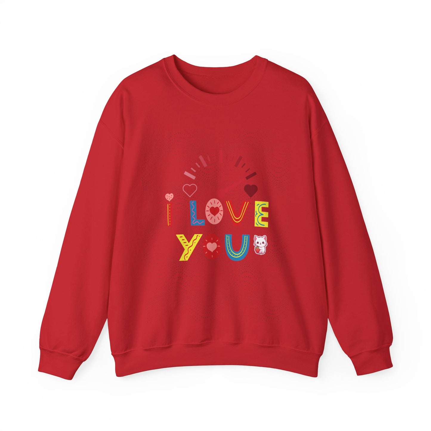 I Love You Gauge" Unisex Heavy Blend Crewneck Sweatshirt - Cozy Comfort for Every Season