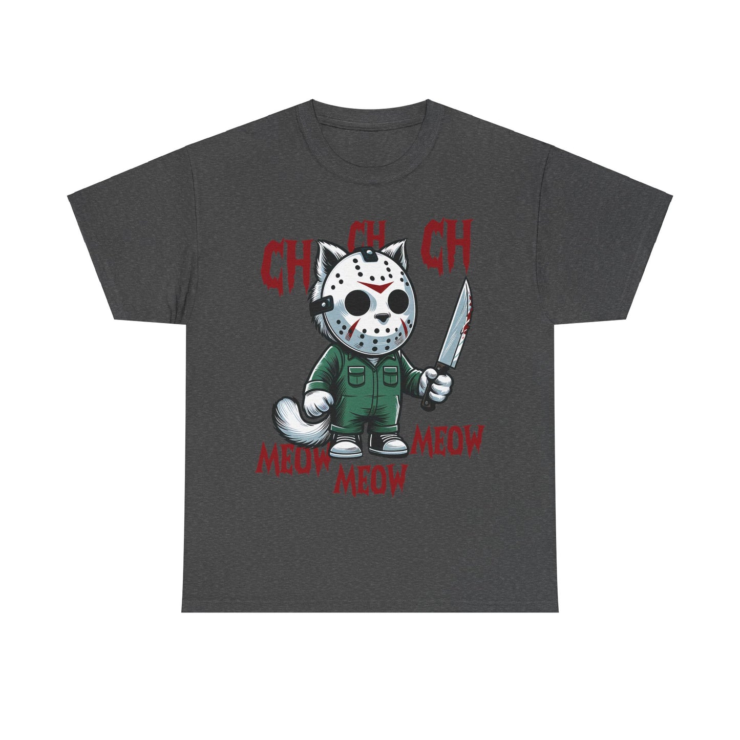MEOW HERE KITTY KITTY Unisex Heavy Cotton T-Shirt