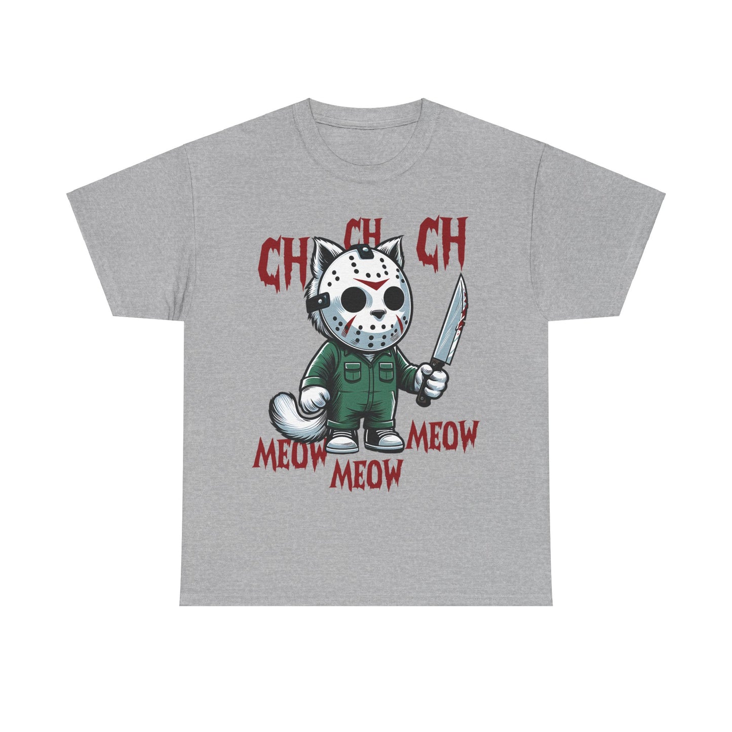 MEOW HERE KITTY KITTY Unisex Heavy Cotton T-Shirt