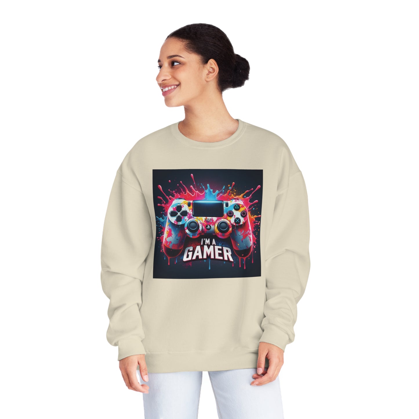I'M a Gamer Unisex NuBlend® Crewneck Sweatshirt