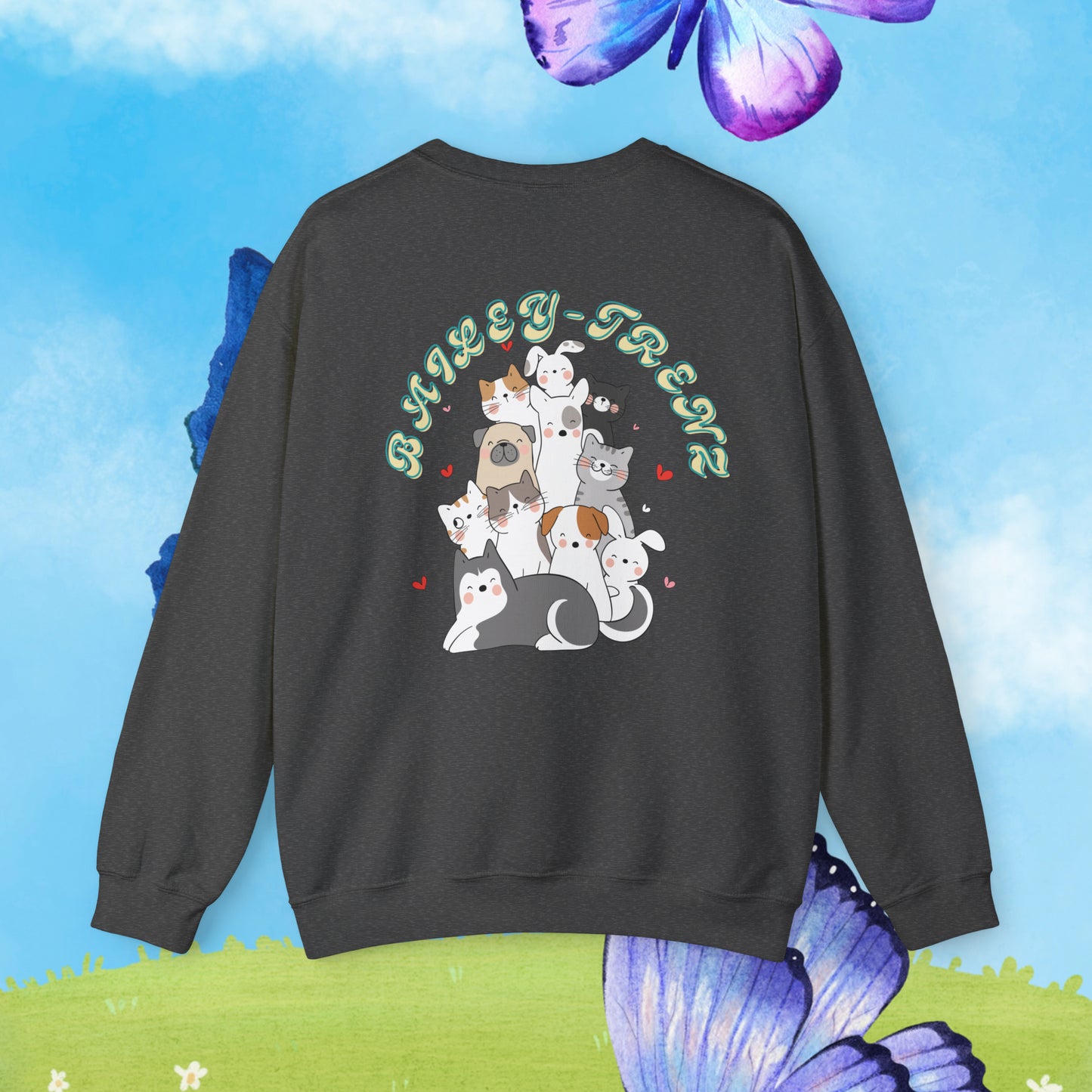 Eat Sleep Work Pet Unisex Crewneck Sweatshirt - Cozy Comfort for Pet Enthusiasts