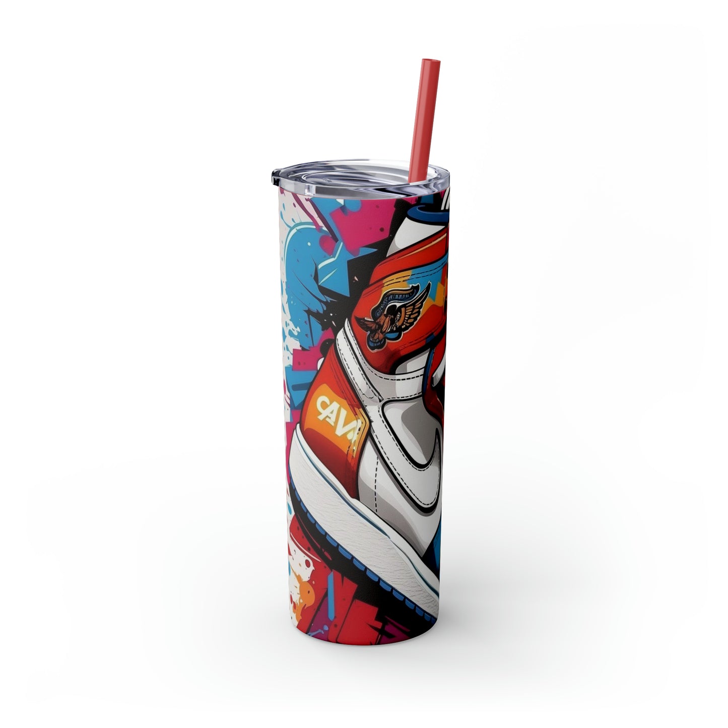 Air Force Skinny Tumbler with Straw, 20oz - Elevate Your Sipping Experience