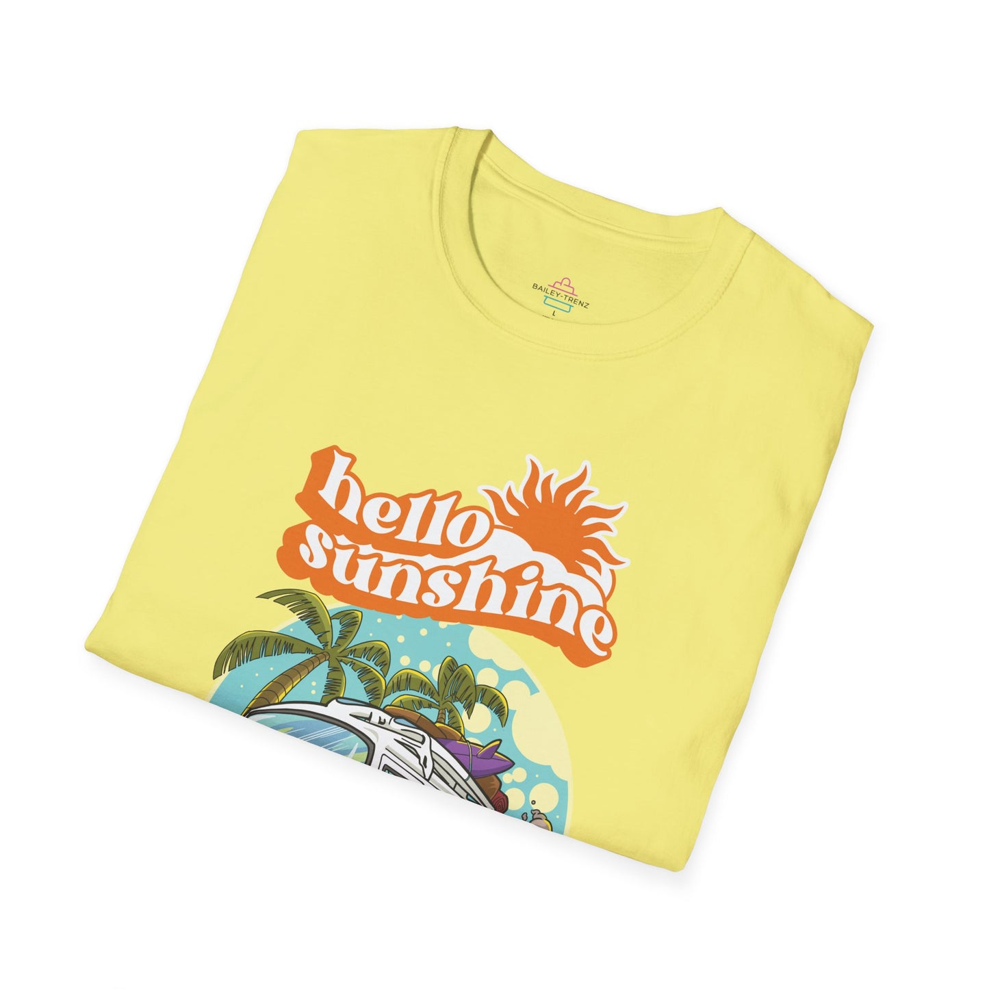 Hello Sunshine Unisex Soft-Style Cotton T-Shirt