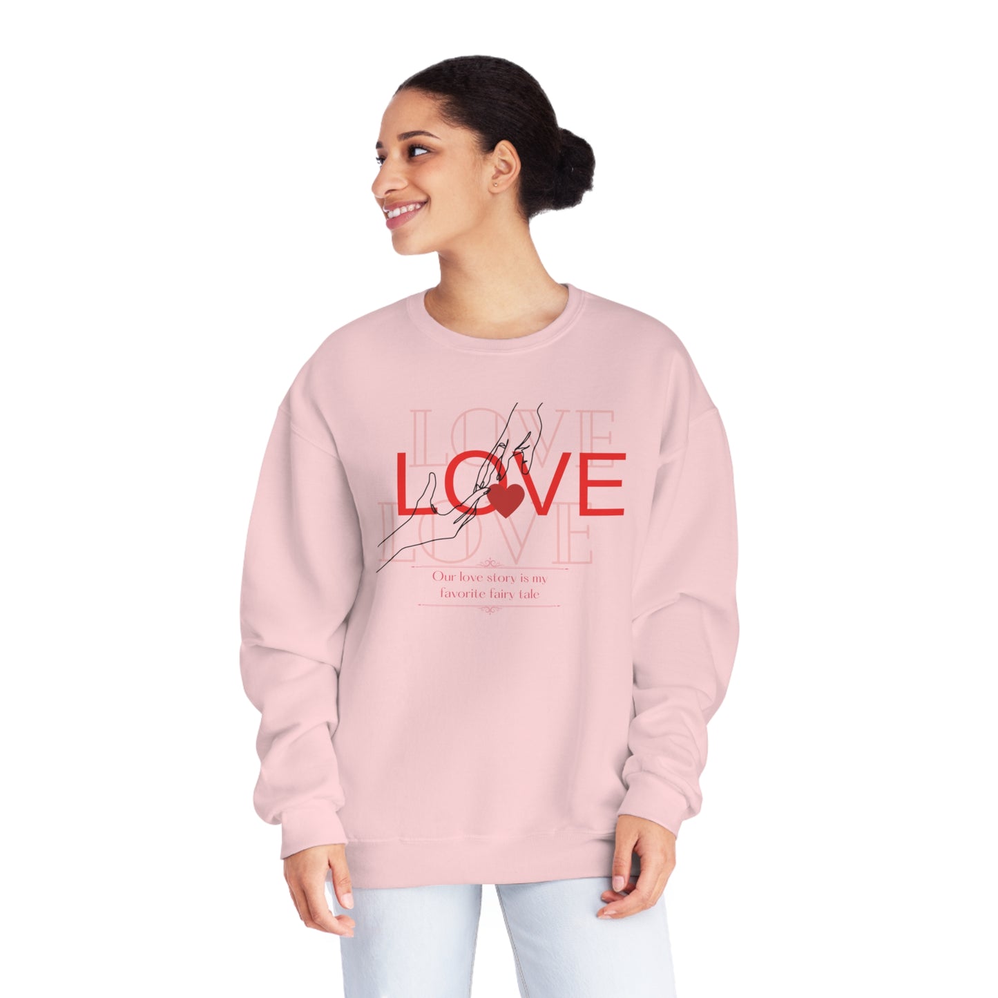 Our Love Story Unisex NuBlend® Crewneck Sweatshirt