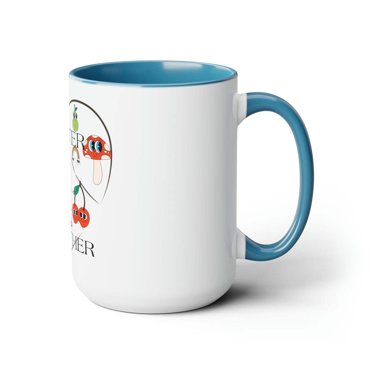 Better Together" Two-Tone Coffee Mugs, 15oz - Elevate Your Sip in Style