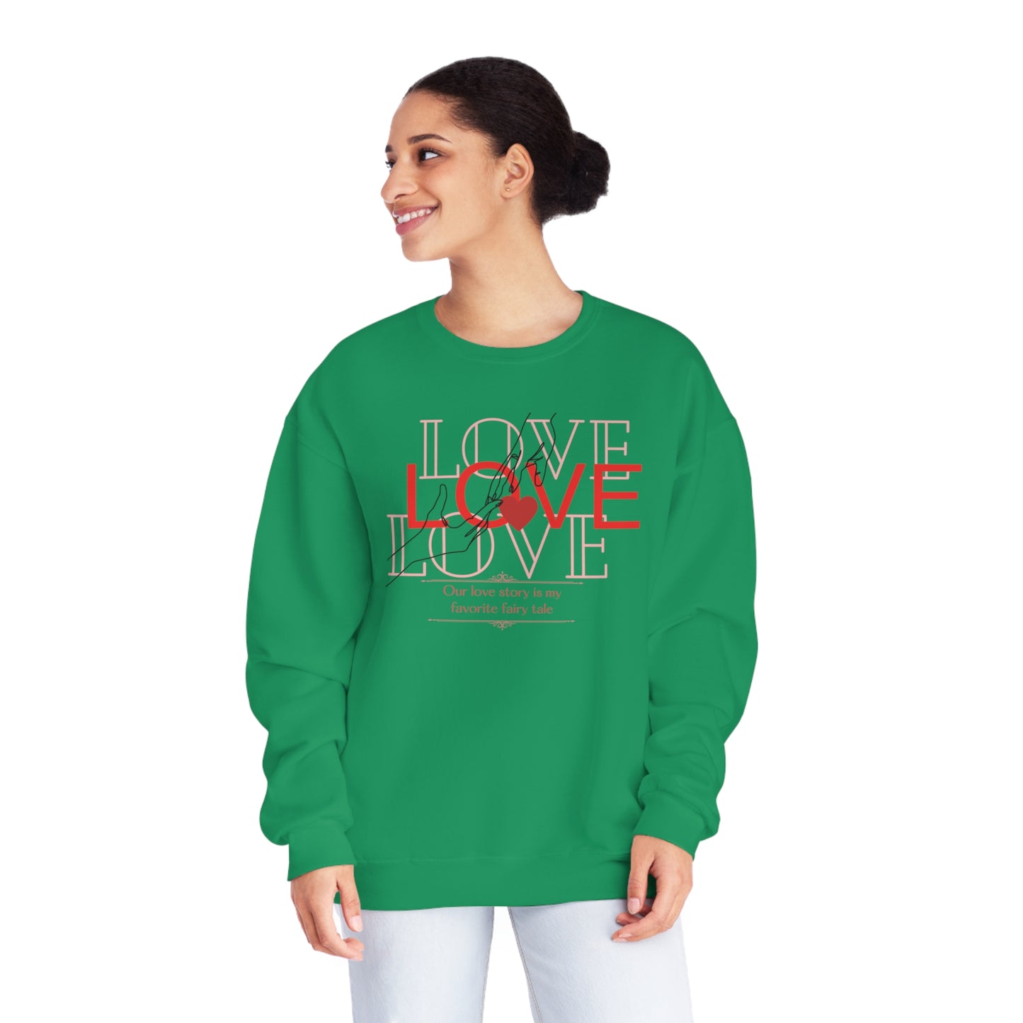 Our Love Story Unisex NuBlend® Crewneck Sweatshirt