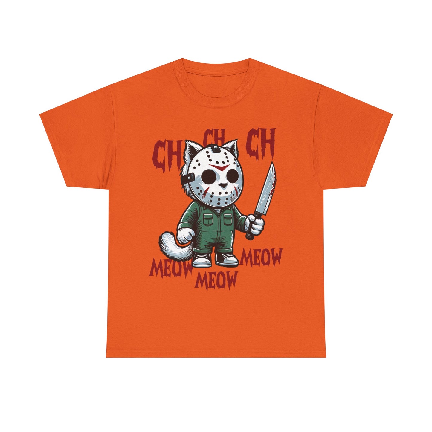 MEOW HERE KITTY KITTY Unisex Heavy Cotton T-Shirt