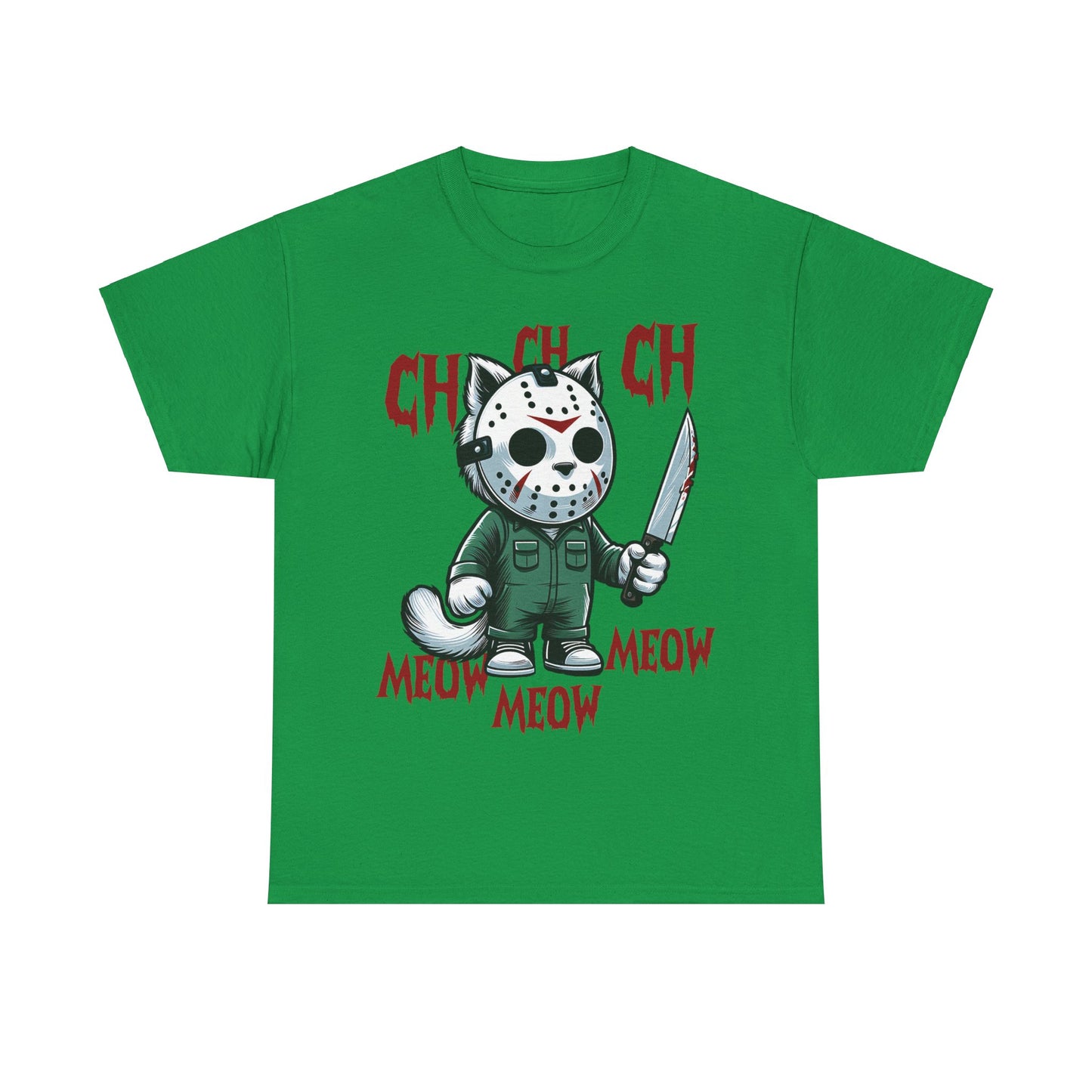 MEOW HERE KITTY KITTY Unisex Heavy Cotton T-Shirt