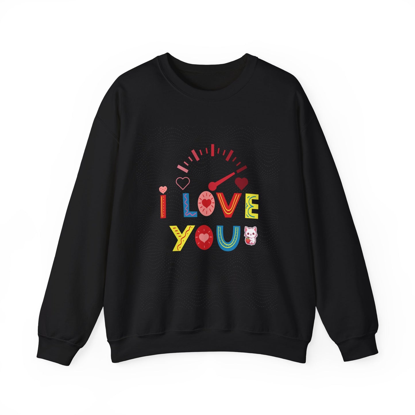 I Love You Gauge" Unisex Heavy Blend Crewneck Sweatshirt - Cozy Comfort for Every Season