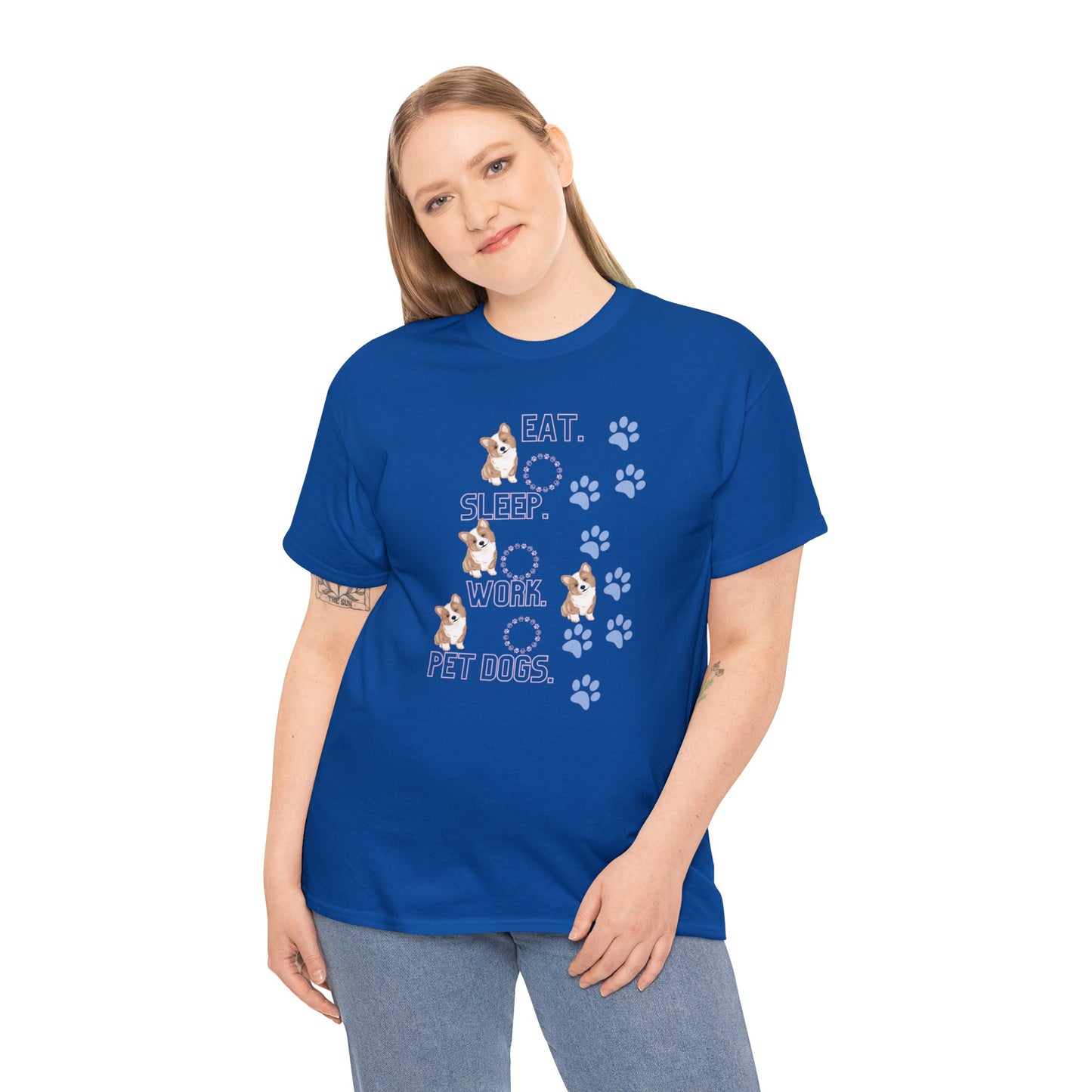 Eat Sleep Work Unisex Heavy Cotton Tee - Your Wardrobe Essential