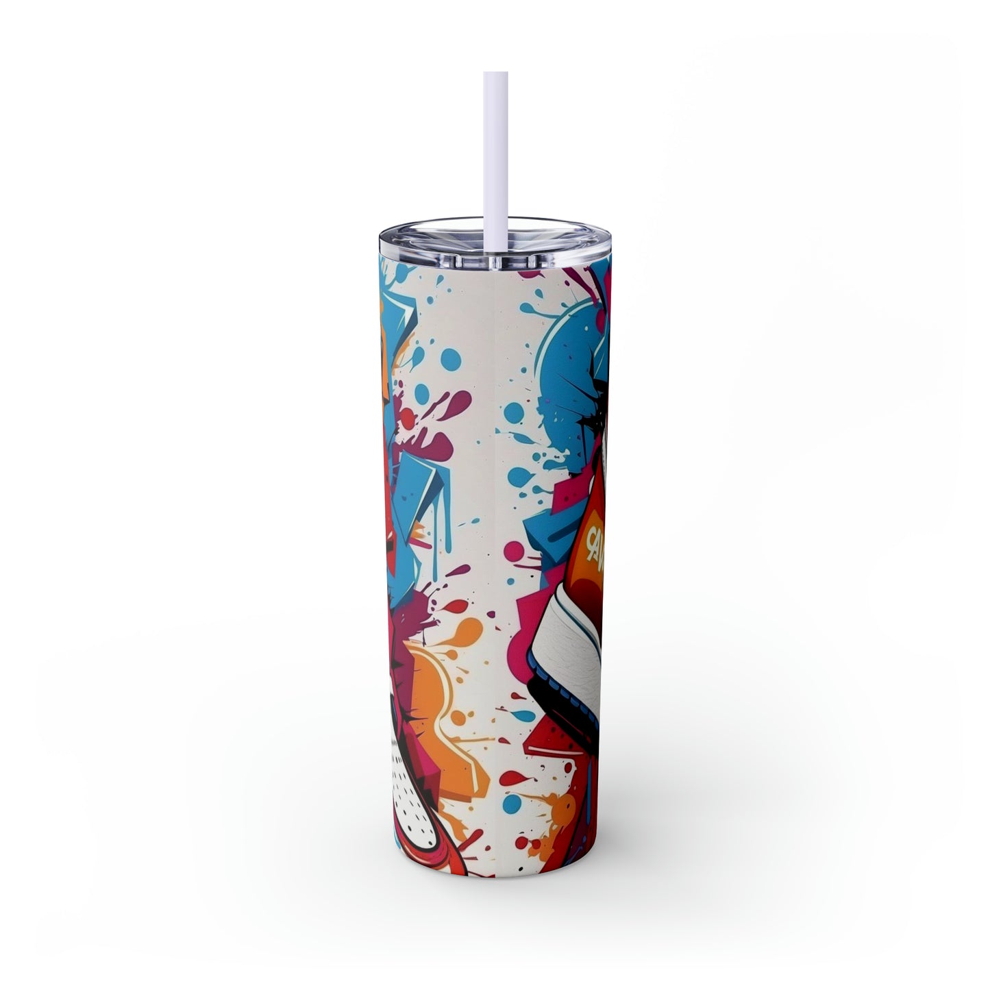 Air Force Skinny Tumbler with Straw, 20oz - Elevate Your Sipping Experience