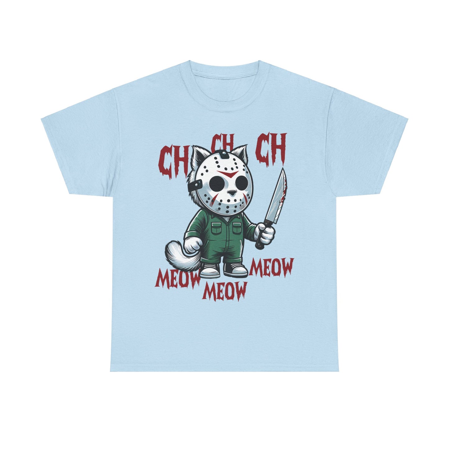 MEOW HERE KITTY KITTY Unisex Heavy Cotton T-Shirt