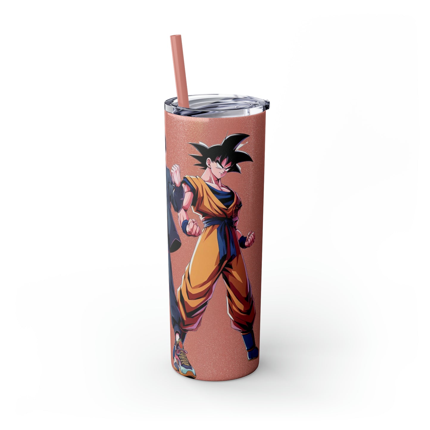 Goku Skinny Tumbler with Straw
