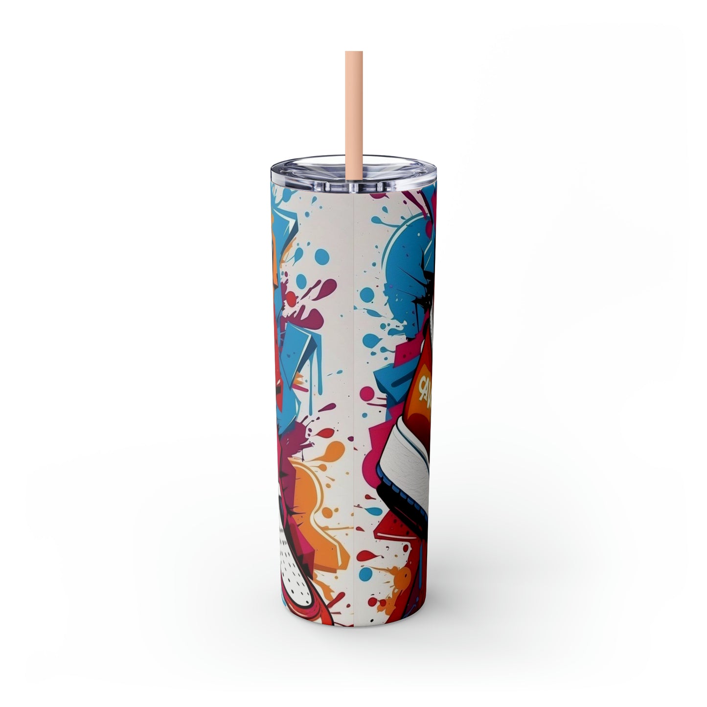 Air Force Skinny Tumbler with Straw, 20oz - Elevate Your Sipping Experience