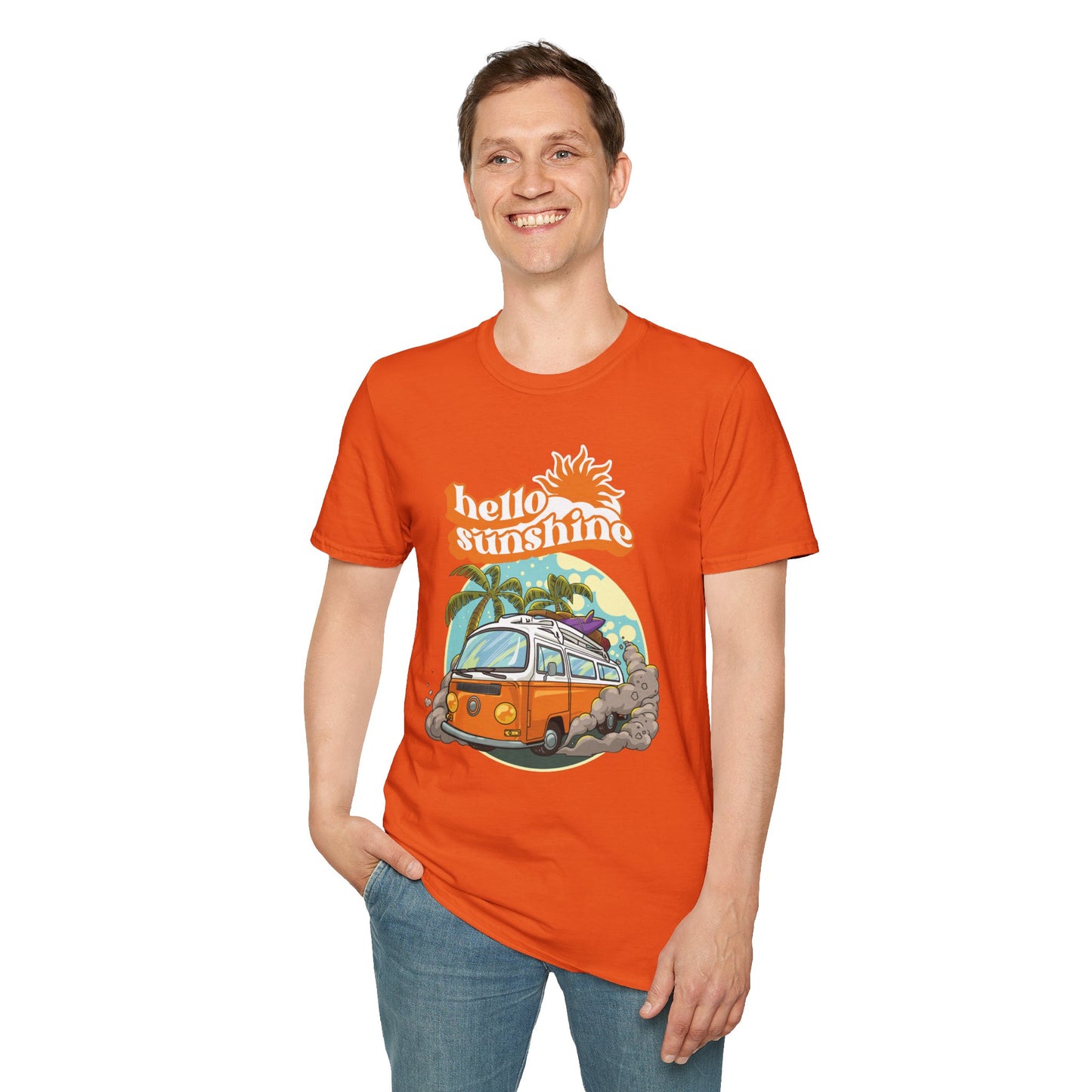 Hello Sunshine Unisex Soft-Style Cotton T-Shirt