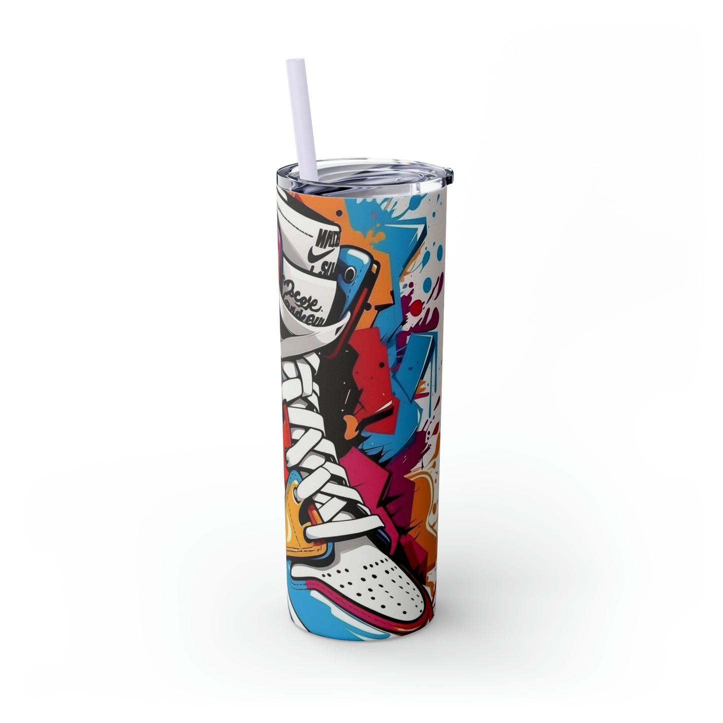 Air Force Skinny Tumbler with Straw, 20oz - Elevate Your Sipping Experience