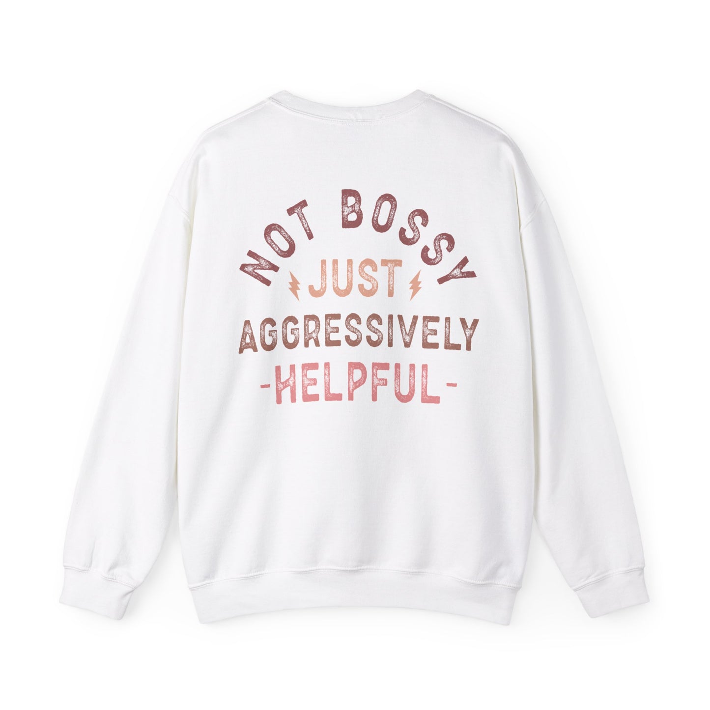 Nurse Not Bossy Just Aggressively Helpful Unisex Heavy Blend Crewneck Sweatshirt Sweatshirt