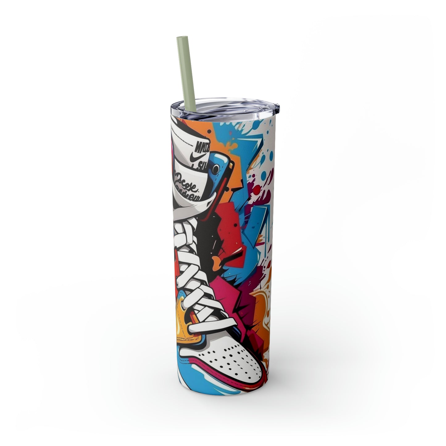 Air Force Skinny Tumbler with Straw, 20oz - Elevate Your Sipping Experience