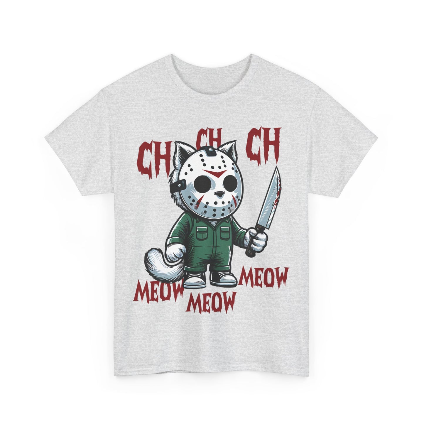 MEOW HERE KITTY KITTY Unisex Heavy Cotton T-Shirt