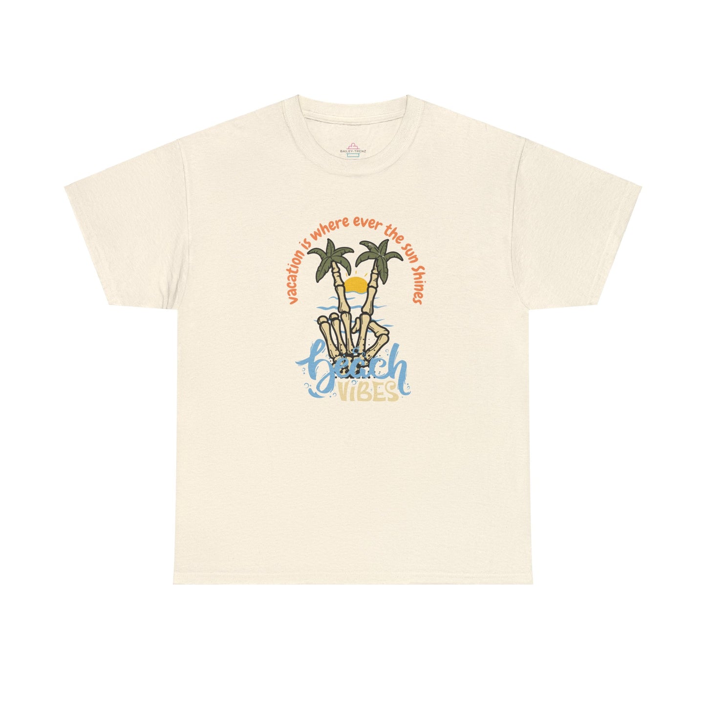 Elevate The Vibes Vacation Unisex Heavy Cotton Tee