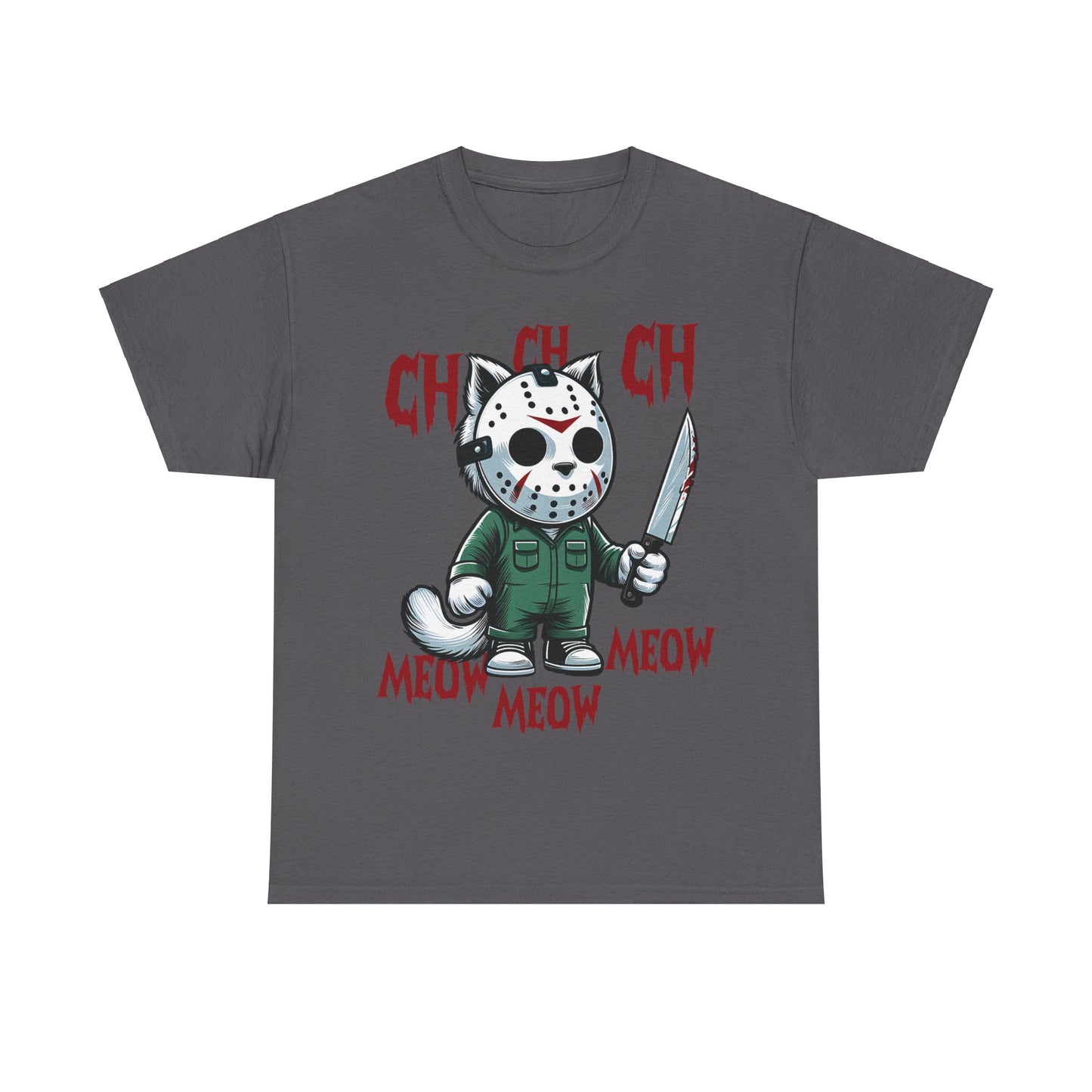 MEOW HERE KITTY KITTY Unisex Heavy Cotton T-Shirt