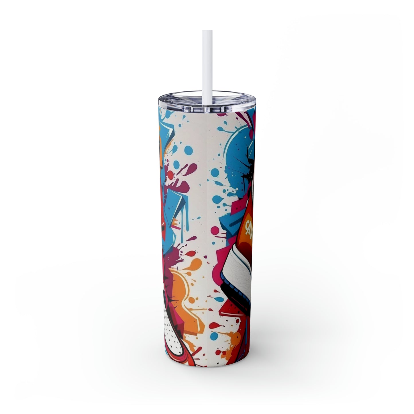 Air Force Skinny Tumbler with Straw, 20oz - Elevate Your Sipping Experience