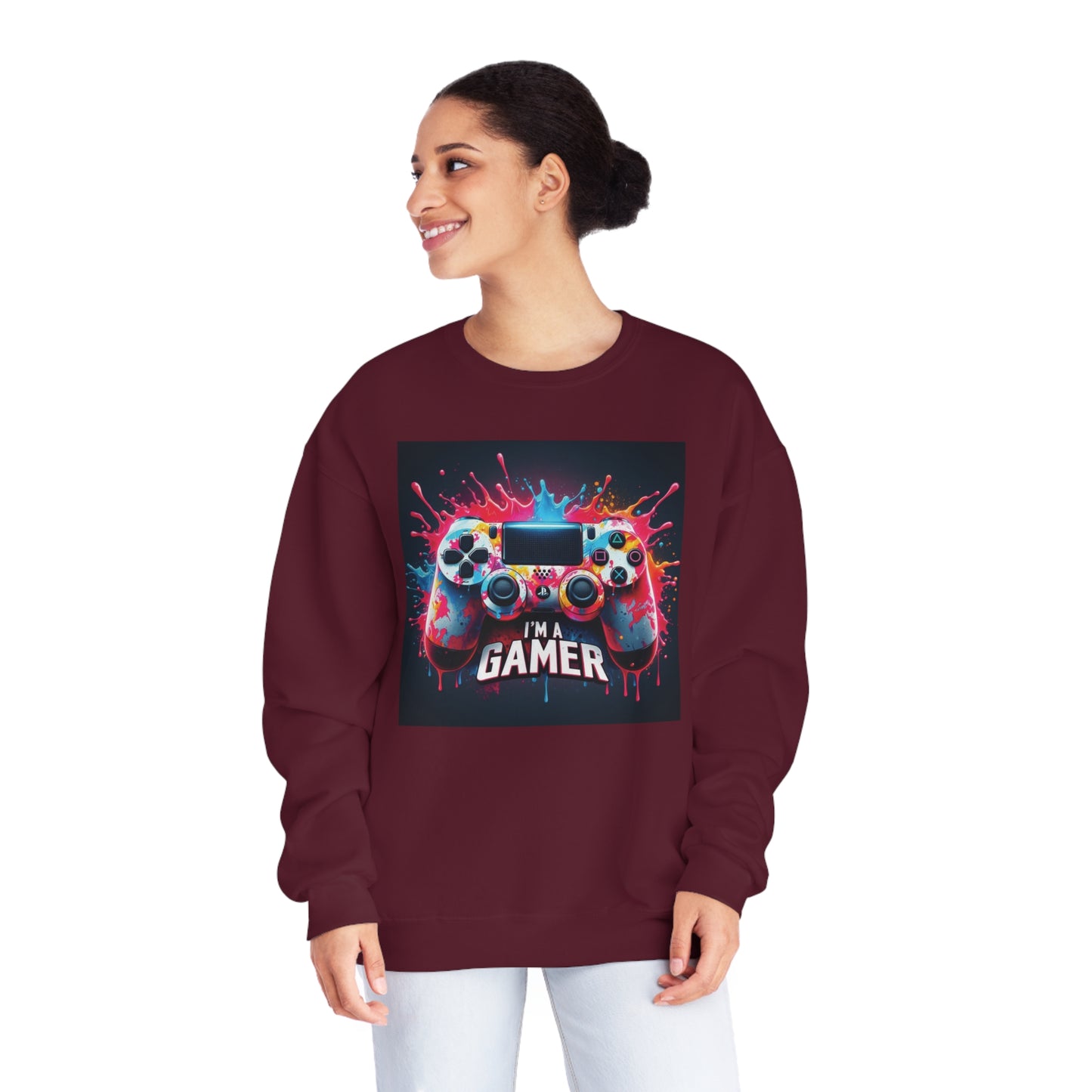 I'M a Gamer Unisex NuBlend® Crewneck Sweatshirt