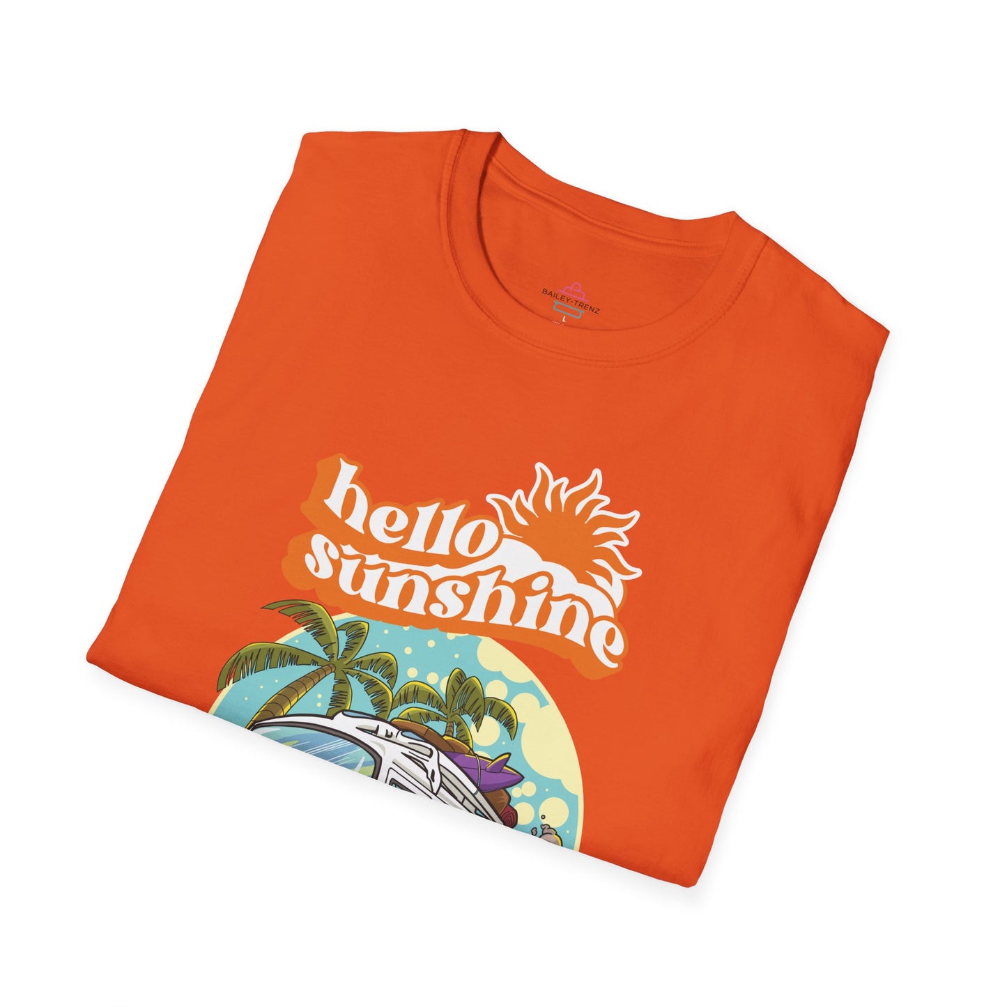 Hello Sunshine Unisex Soft-Style Cotton T-Shirt