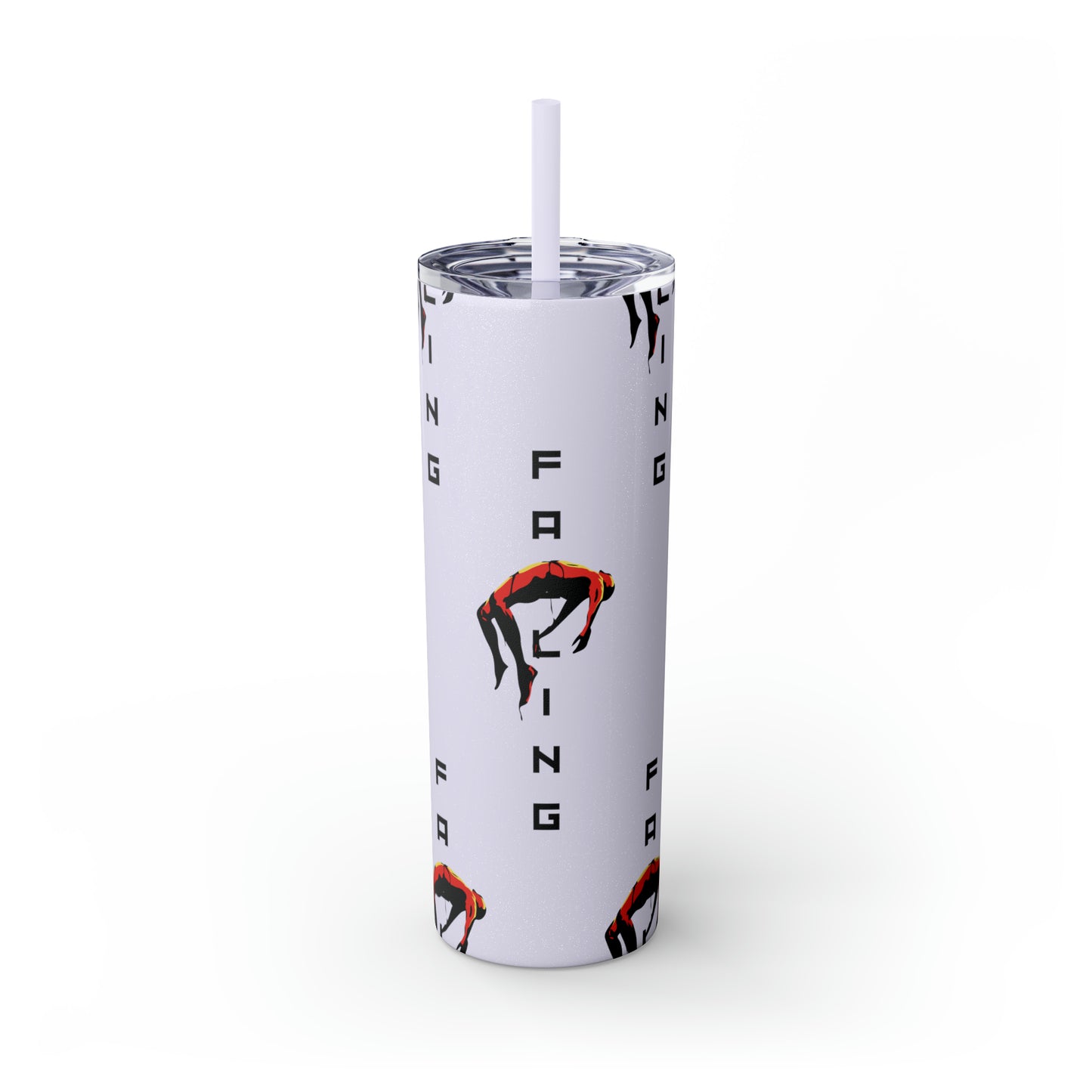 Don't Allow Yourself To Fall Skinny Tumbler with Straw, 20oz - Sip in Style, Stay Refreshed All Year