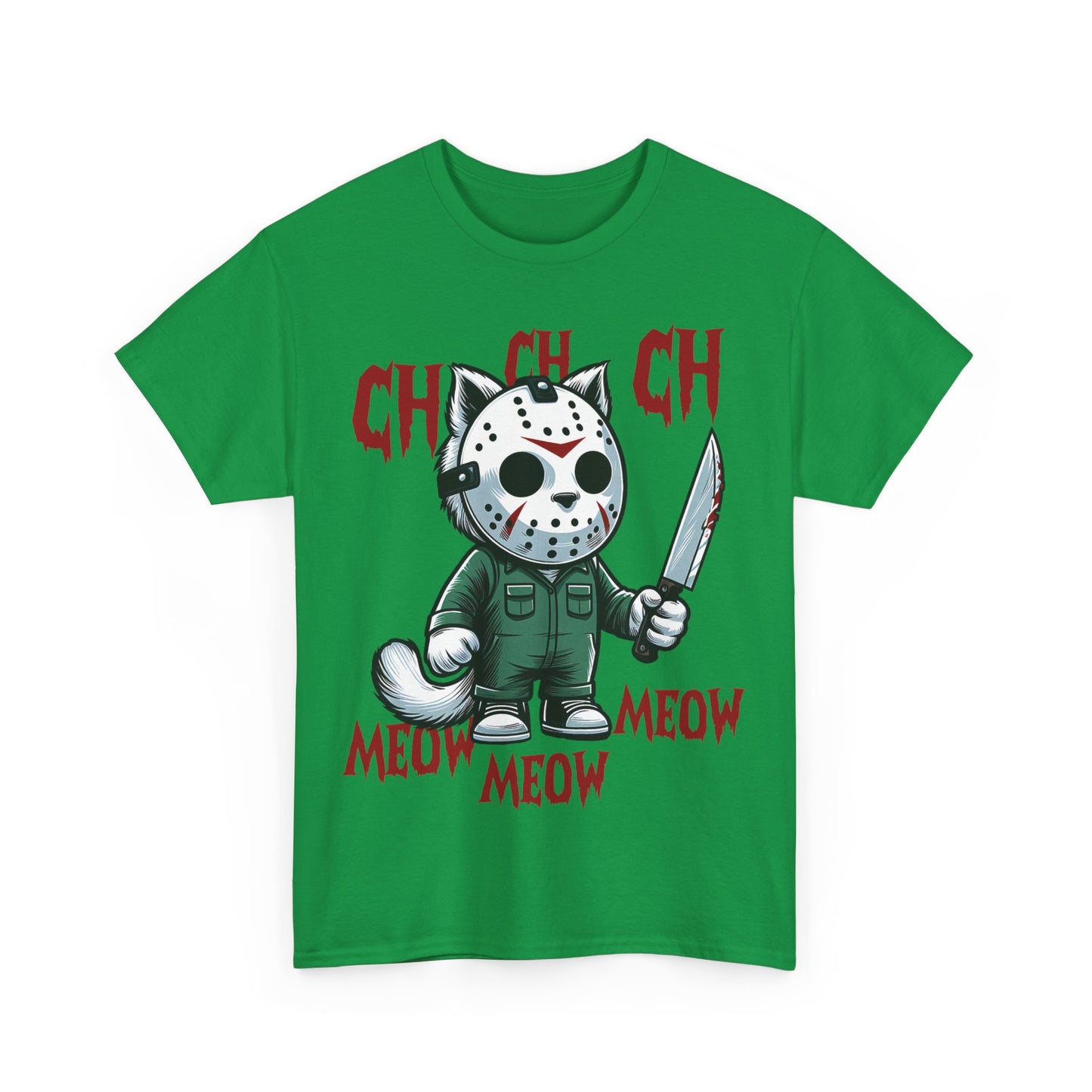 MEOW HERE KITTY KITTY Unisex Heavy Cotton T-Shirt