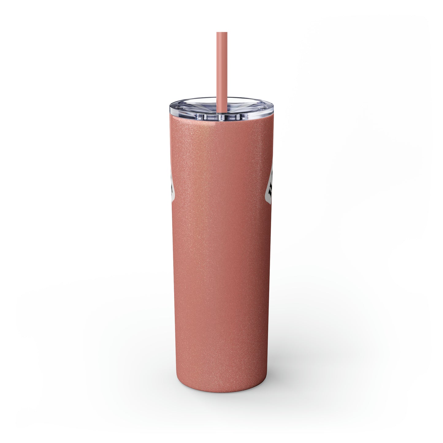 Have Faith in the Process" Skinny Tumbler with Straw – 20oz Stainless Steel Elegance