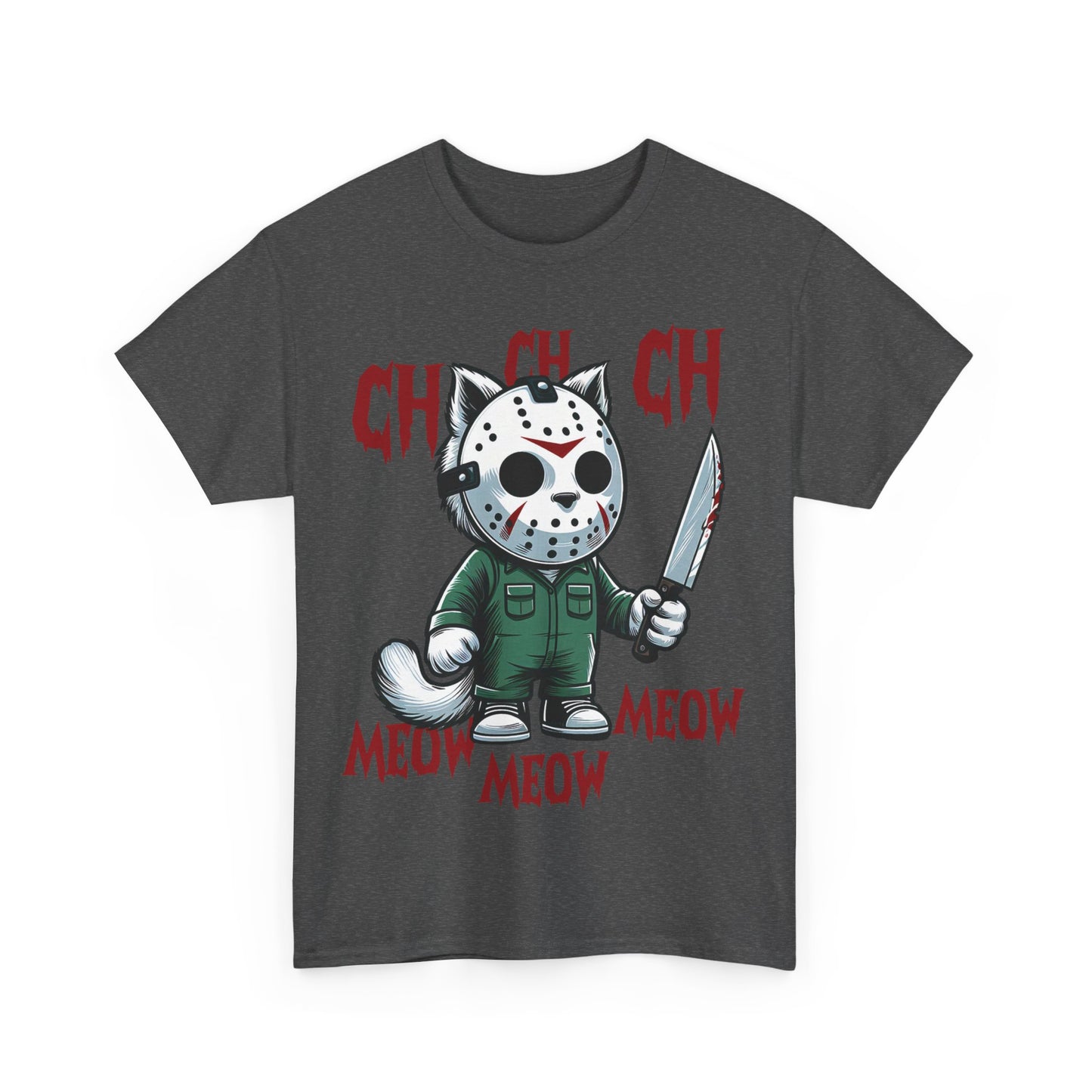 MEOW HERE KITTY KITTY Unisex Heavy Cotton T-Shirt