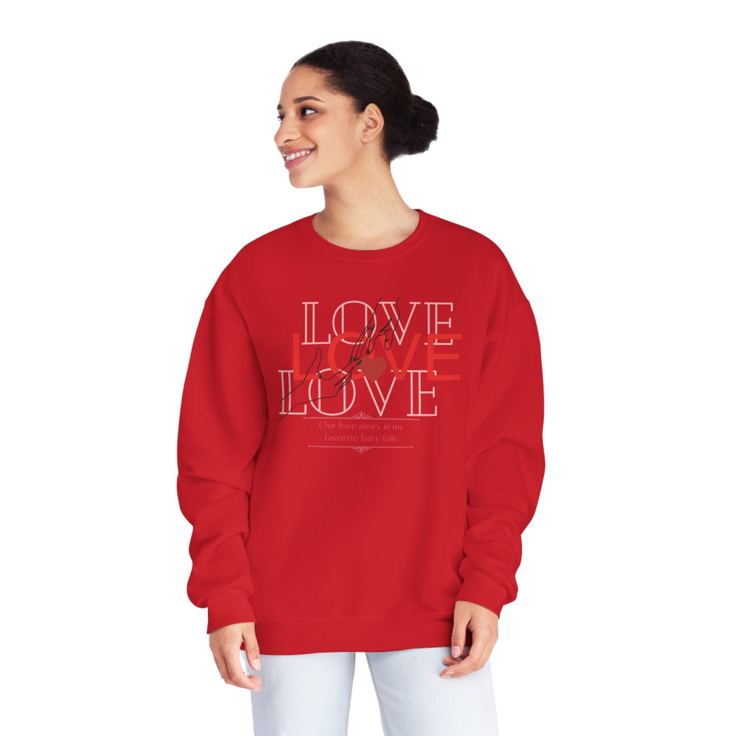 Our Love Story Unisex NuBlend® Crewneck Sweatshirt