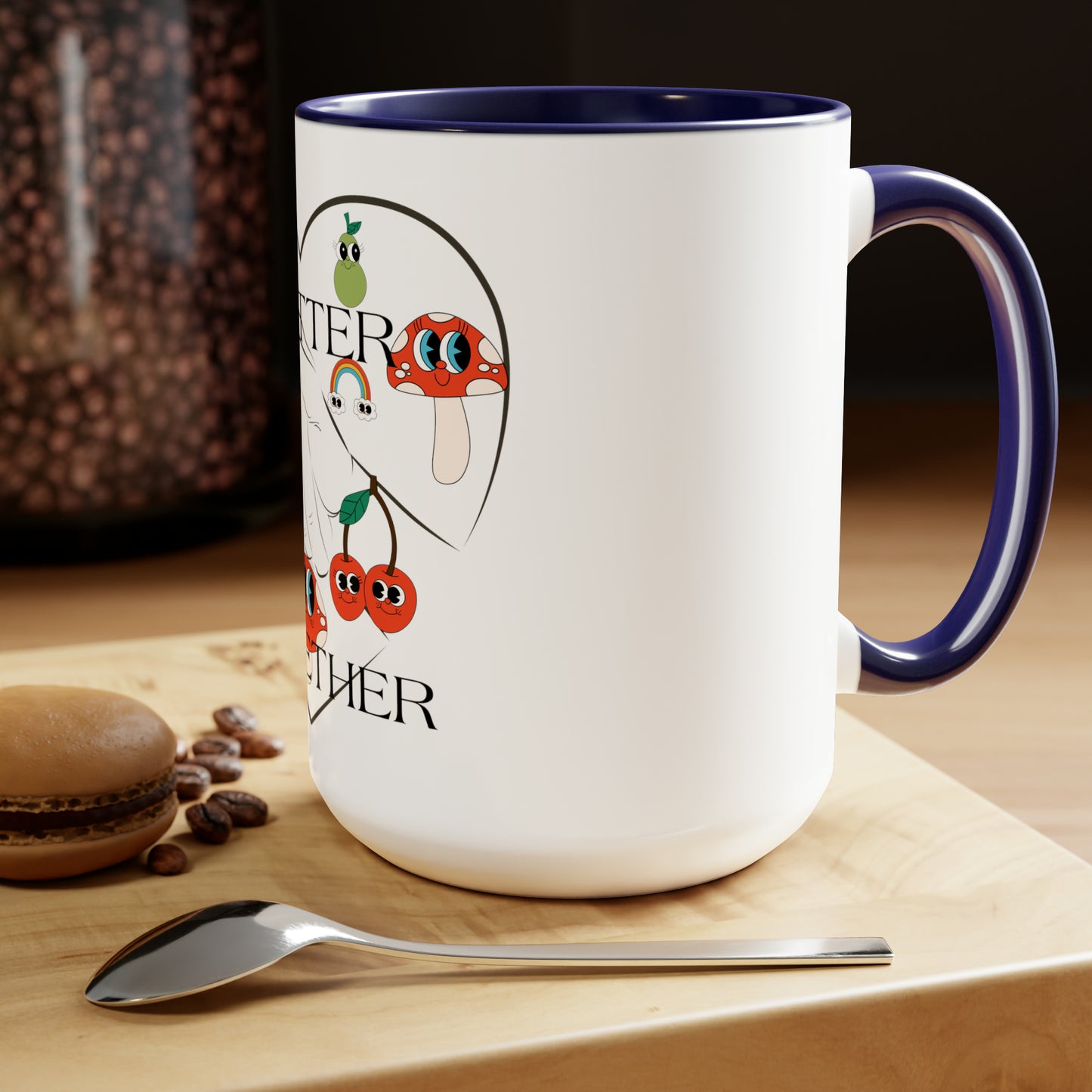 Better Together" Two-Tone Coffee Mugs, 15oz - Elevate Your Sip in Style