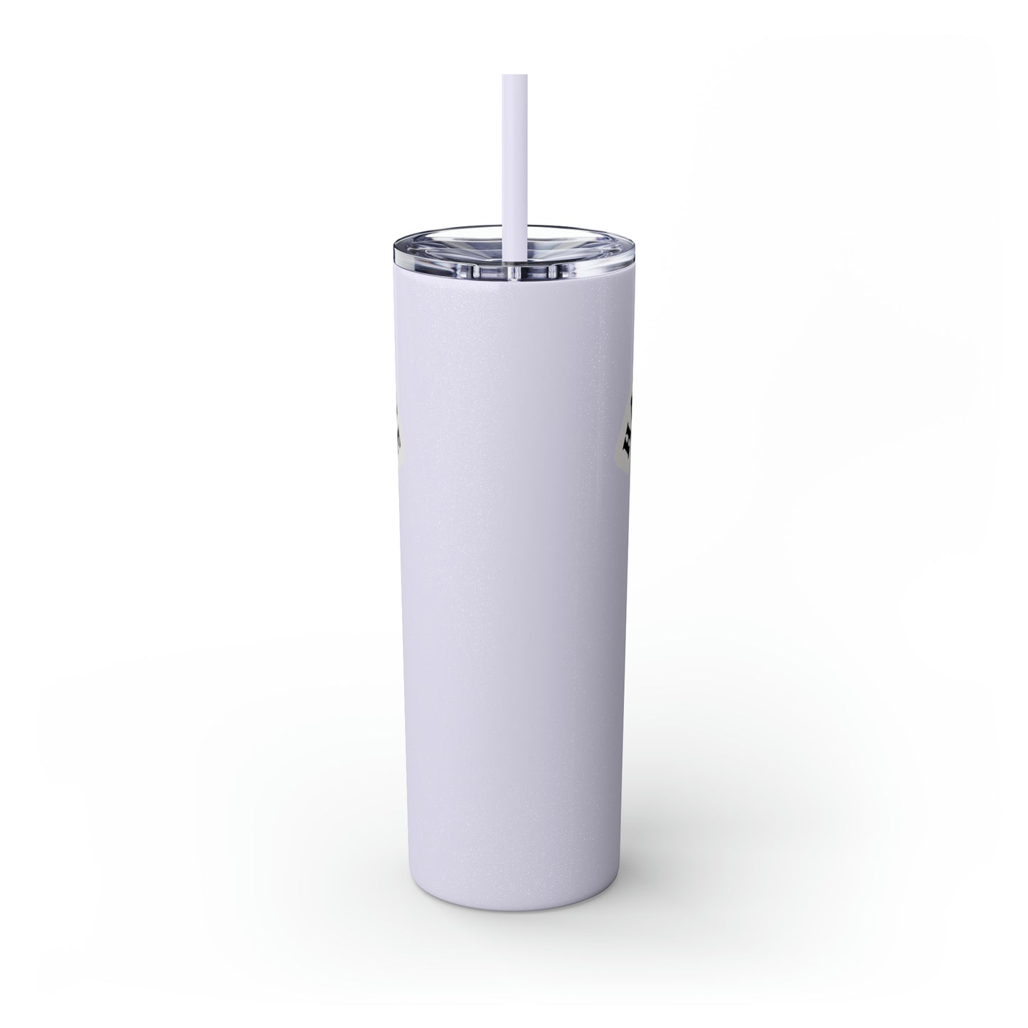 Have Faith in the Process" Skinny Tumbler with Straw – 20oz Stainless Steel Elegance