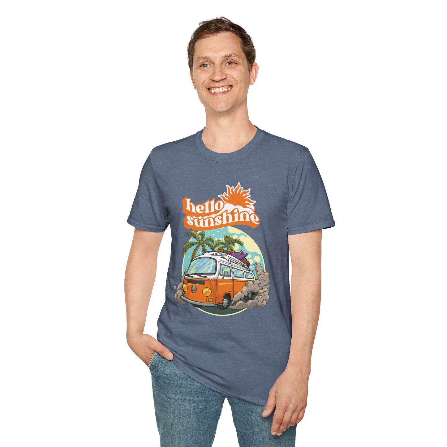 Hello Sunshine Unisex Soft-Style Cotton T-Shirt