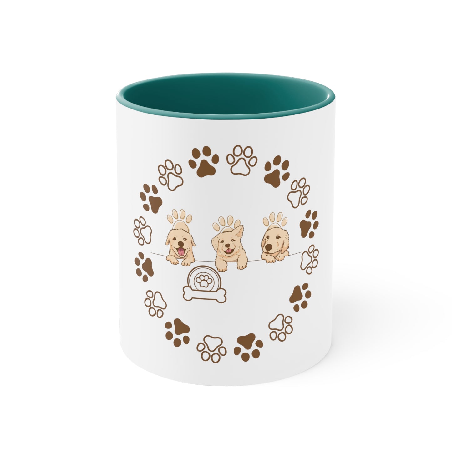 Unleash the Love: Personalized Pet Dog 11oz Accent Mug for Pawsome Mornings