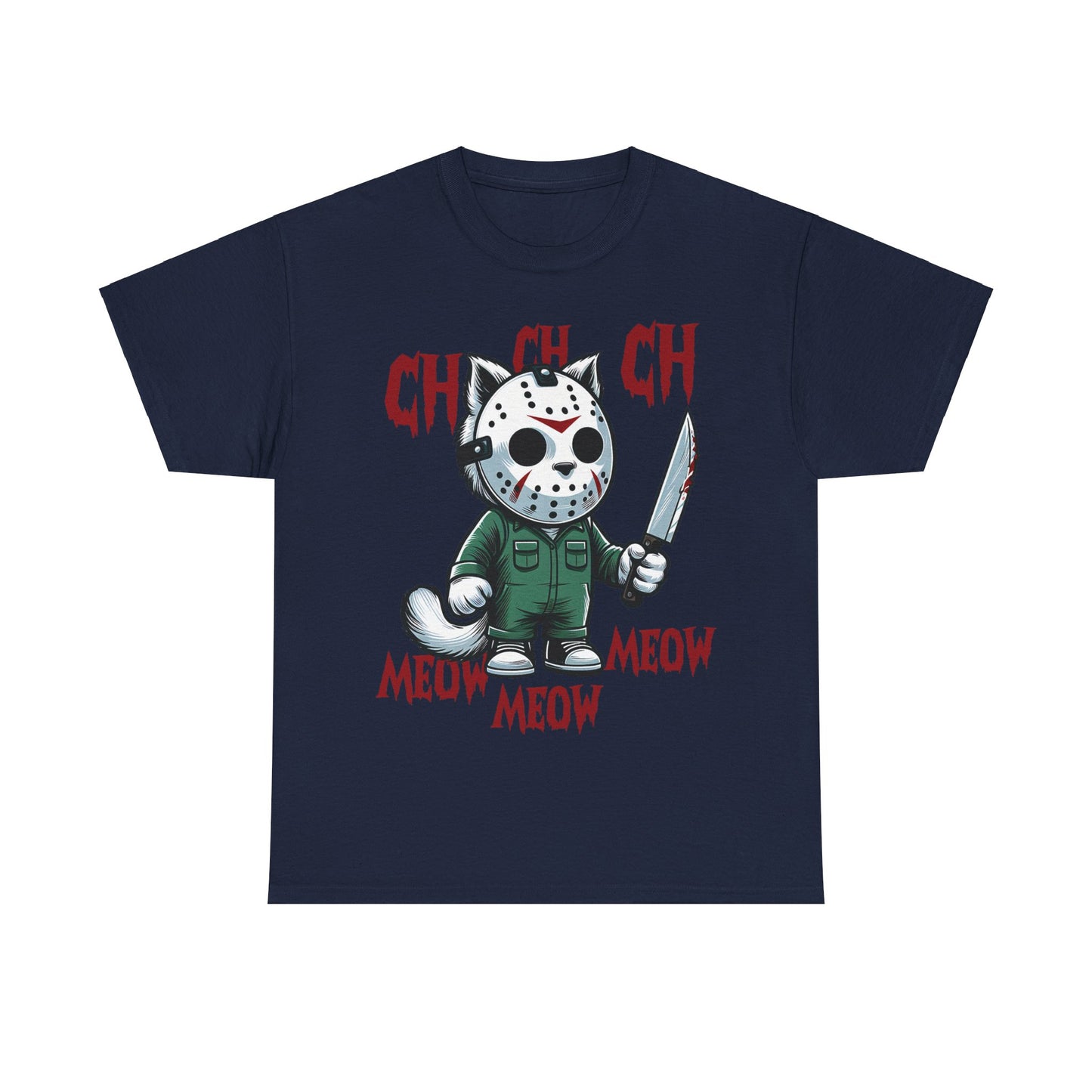 MEOW HERE KITTY KITTY Unisex Heavy Cotton T-Shirt