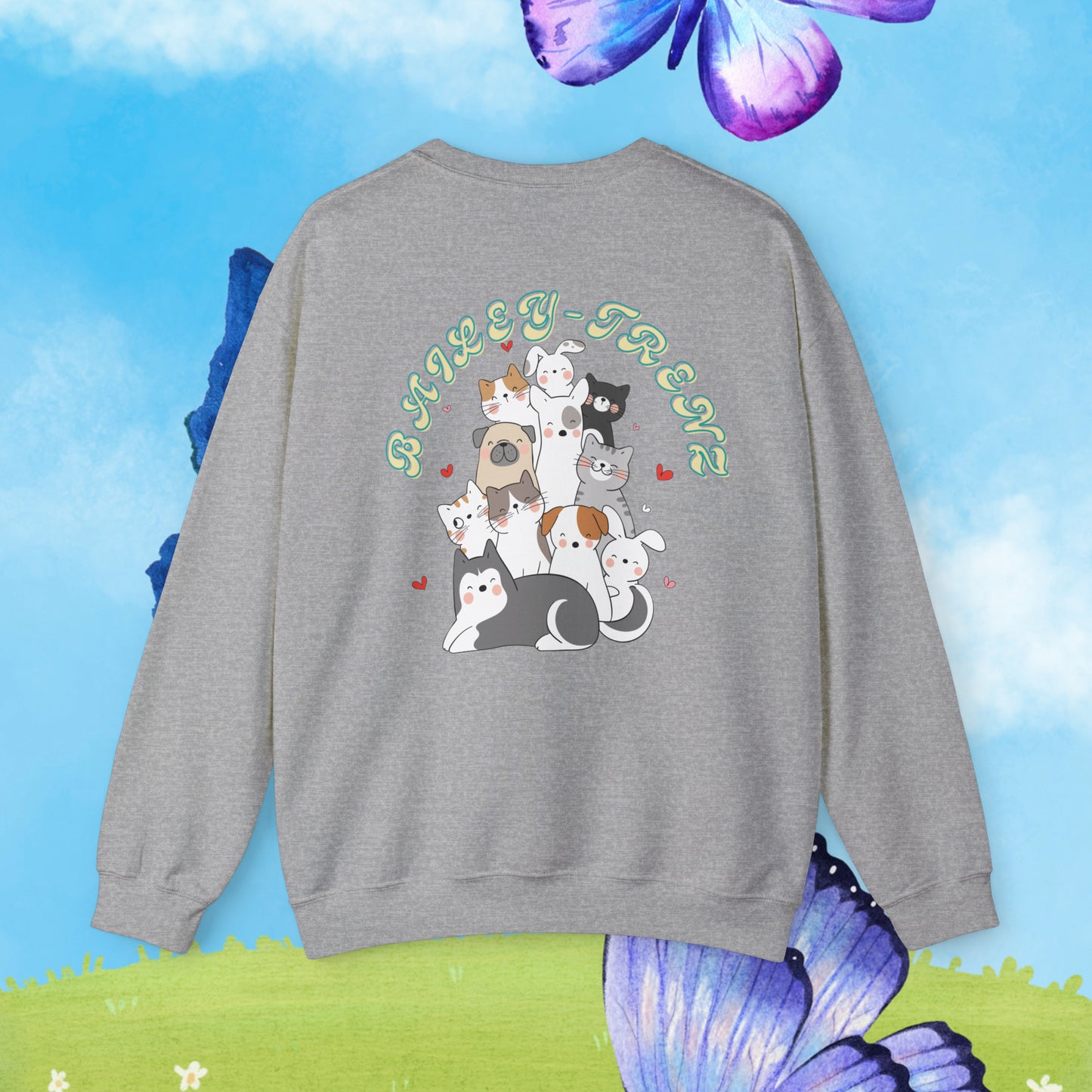 Eat Sleep Work Pet Unisex Crewneck Sweatshirt - Cozy Comfort for Pet Enthusiasts